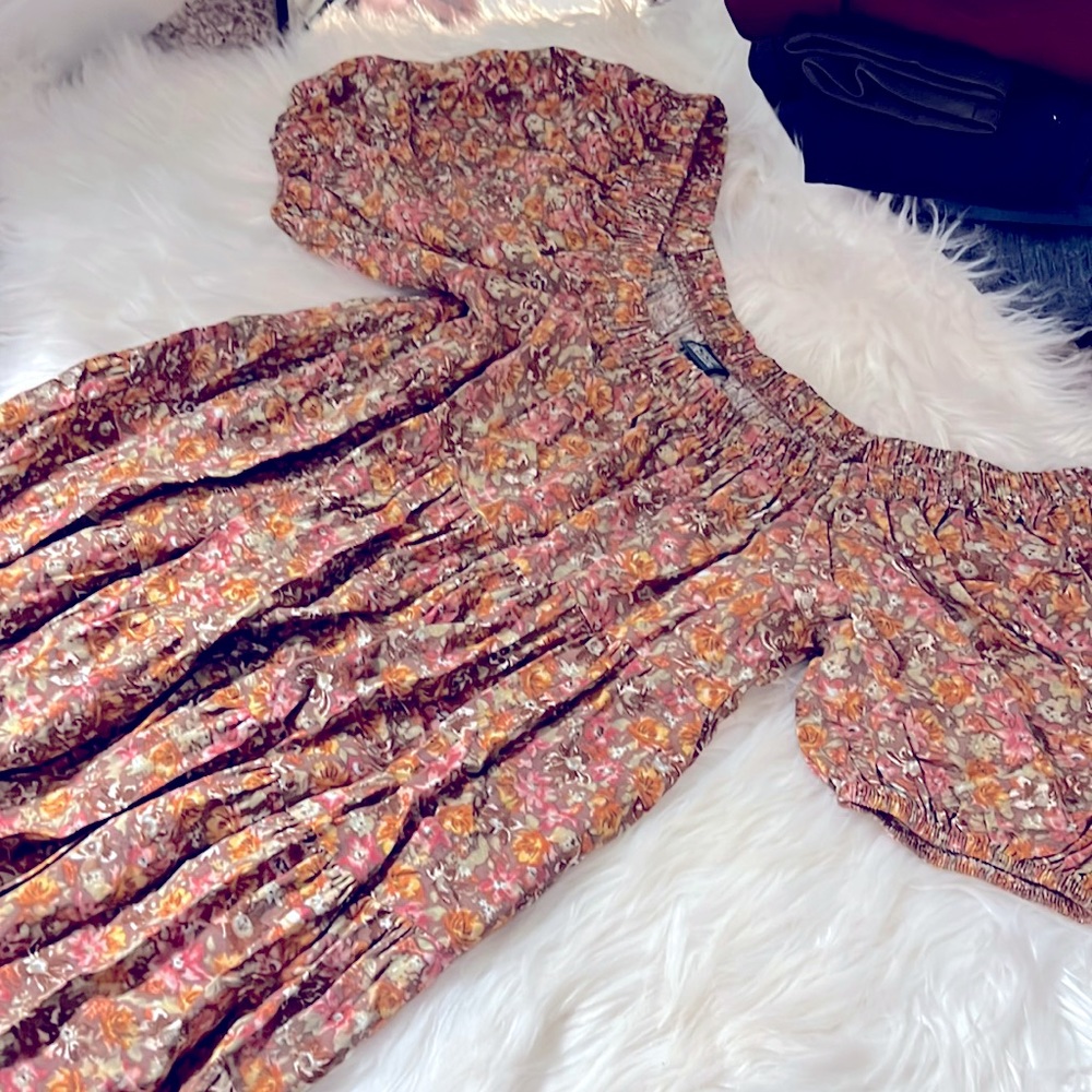 Target tiered dress; every blogger has this dress! It is so cute for fall;
